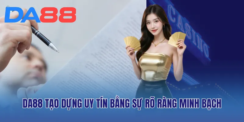 DA88 tạo dựng uy tín bằng sự rõ ràng và tôn trọng người chơi